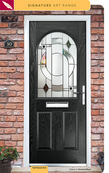 Modena composite door glass