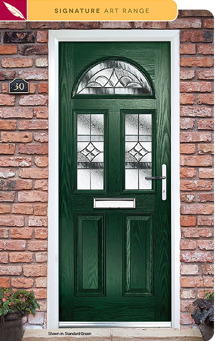 Royale composite door glass