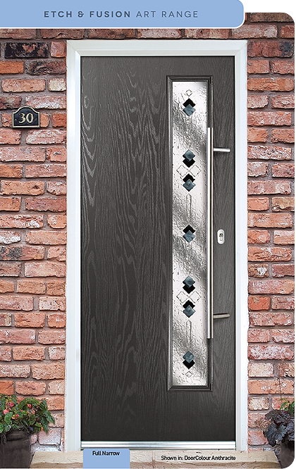 Symphony composite door glass